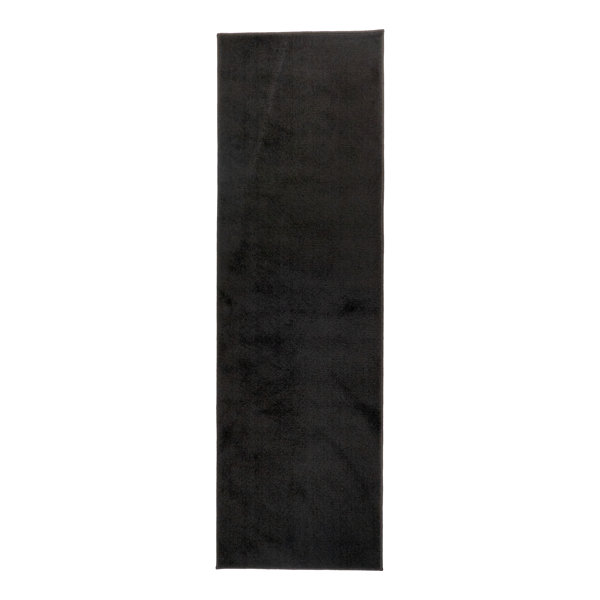 Ebern Designs Brampton Custom Size Black Colour Medium Pile Slip